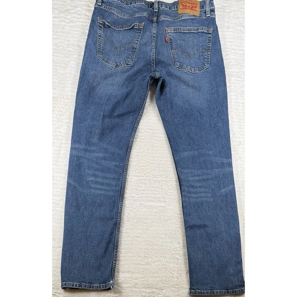 Levi's Men's 511 Slim Fit Medium Wash Blue Denim Size 36x32